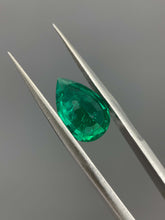 3.55Ct Pear Colombian Emerald